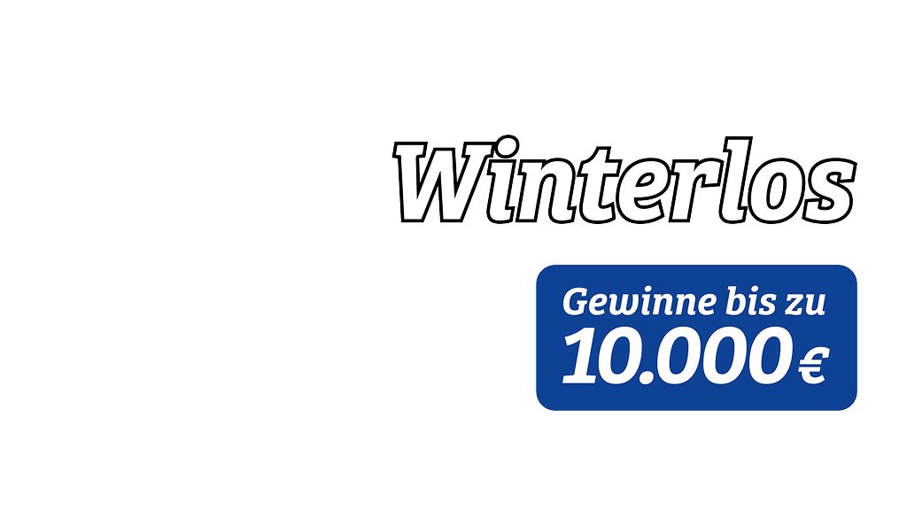 Online-Rubbellos „Winterlos 2026" mit Slogan „Winterlos - Gewinne bis zu 10.000 €"