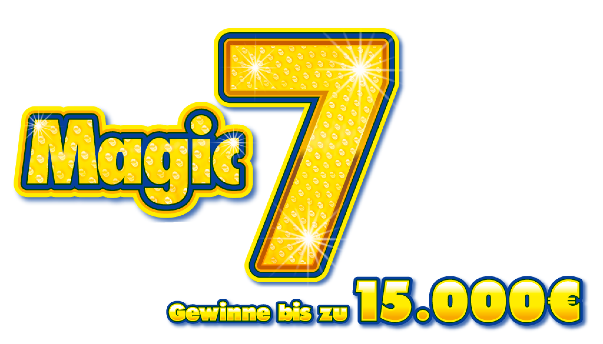 Hintergrundbild Slogan Rubbellos Magic 7
