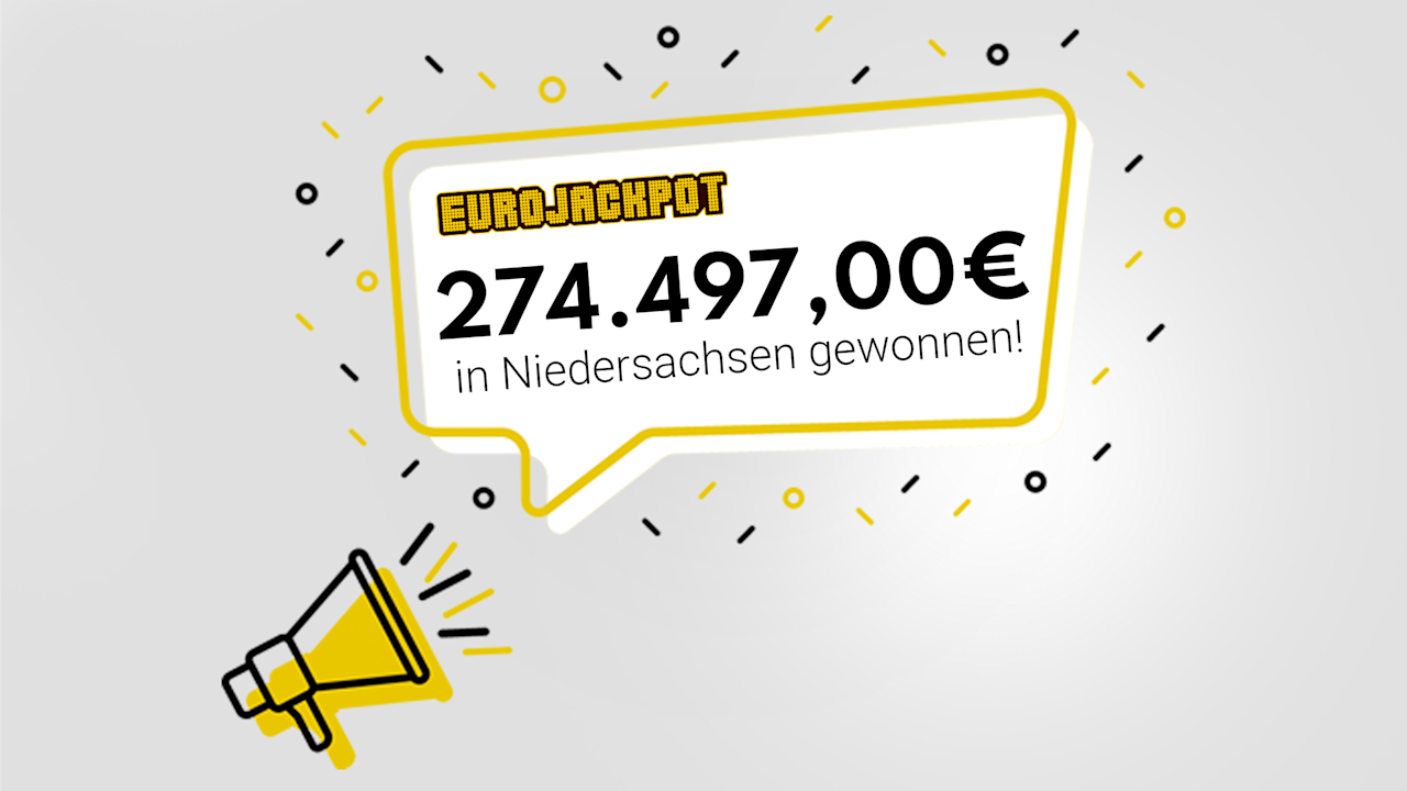 Grafik Eurojackpot-Hochgewinn im Landkreis Hameln-Pyrmont bei LOTTO Niedersachsen