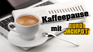 Grafik: Kaffeepause mit Eurojackpot