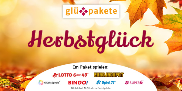 glüXpakete Aktion "Herbstglück"