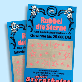 Einführung der Rubbellos-Lotterien in Niedersachsen im Jahr 1985