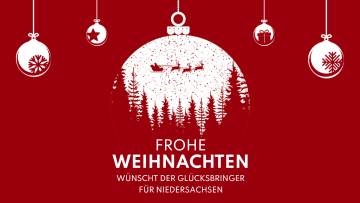 LOTTO Niedersachsen wünscht frohe Weihnachten