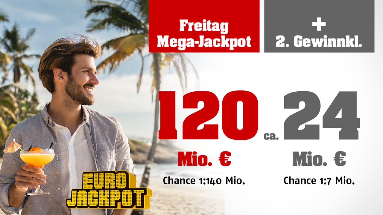 Eurojackpot Mega Jackpot am 12. Januar 2024