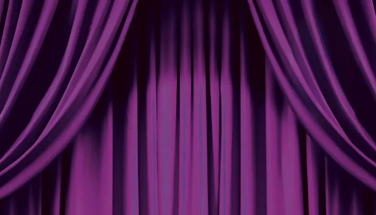 Der Bühnenvorhang für das Rubbellos "Großes Kino" von LOTTO Niedersachsen