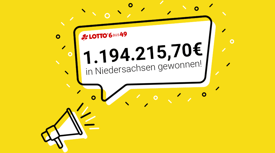 Millionengewinn bei LOTTO 6aus49 im Landkreis Osnabrück bei der Ziehung am 02.11.2024