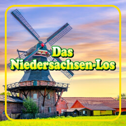 Bild Rubbellos „Das Niedersachsen-Los - 2. Auflage" mit Windmühle