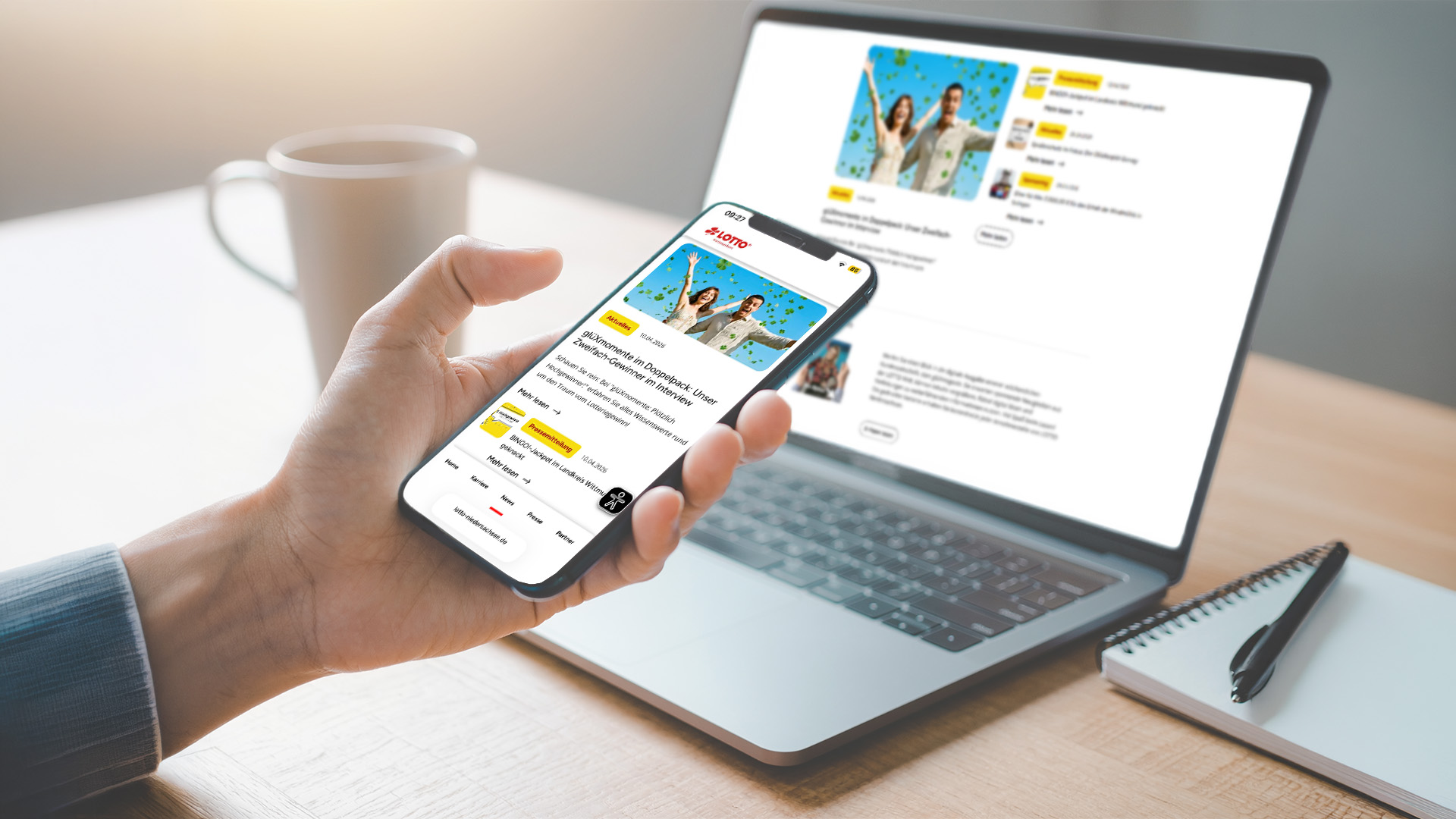 Erfahren Sie mehr über aktuelle Themen rund um LOTTO Niedersachsen in unserem News-Room!