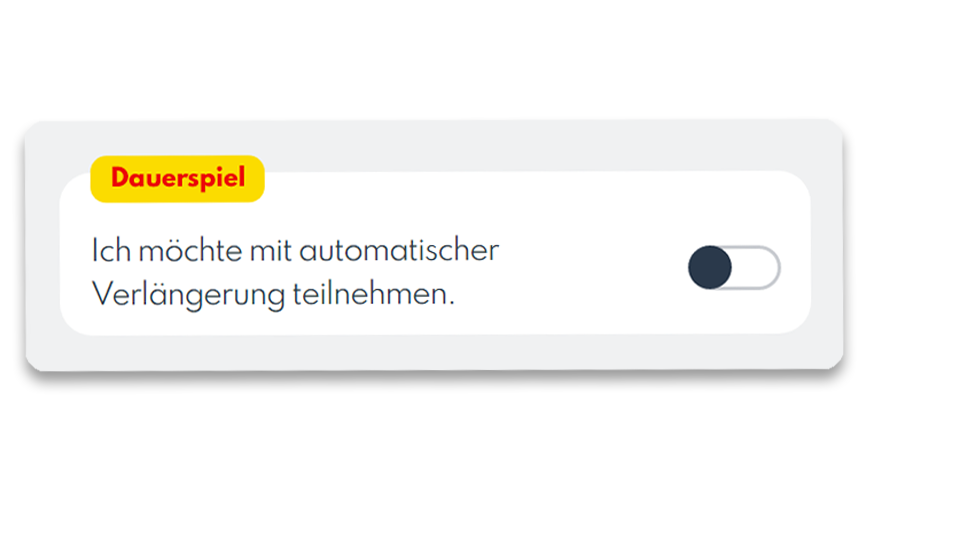 Dauerspiel Interface