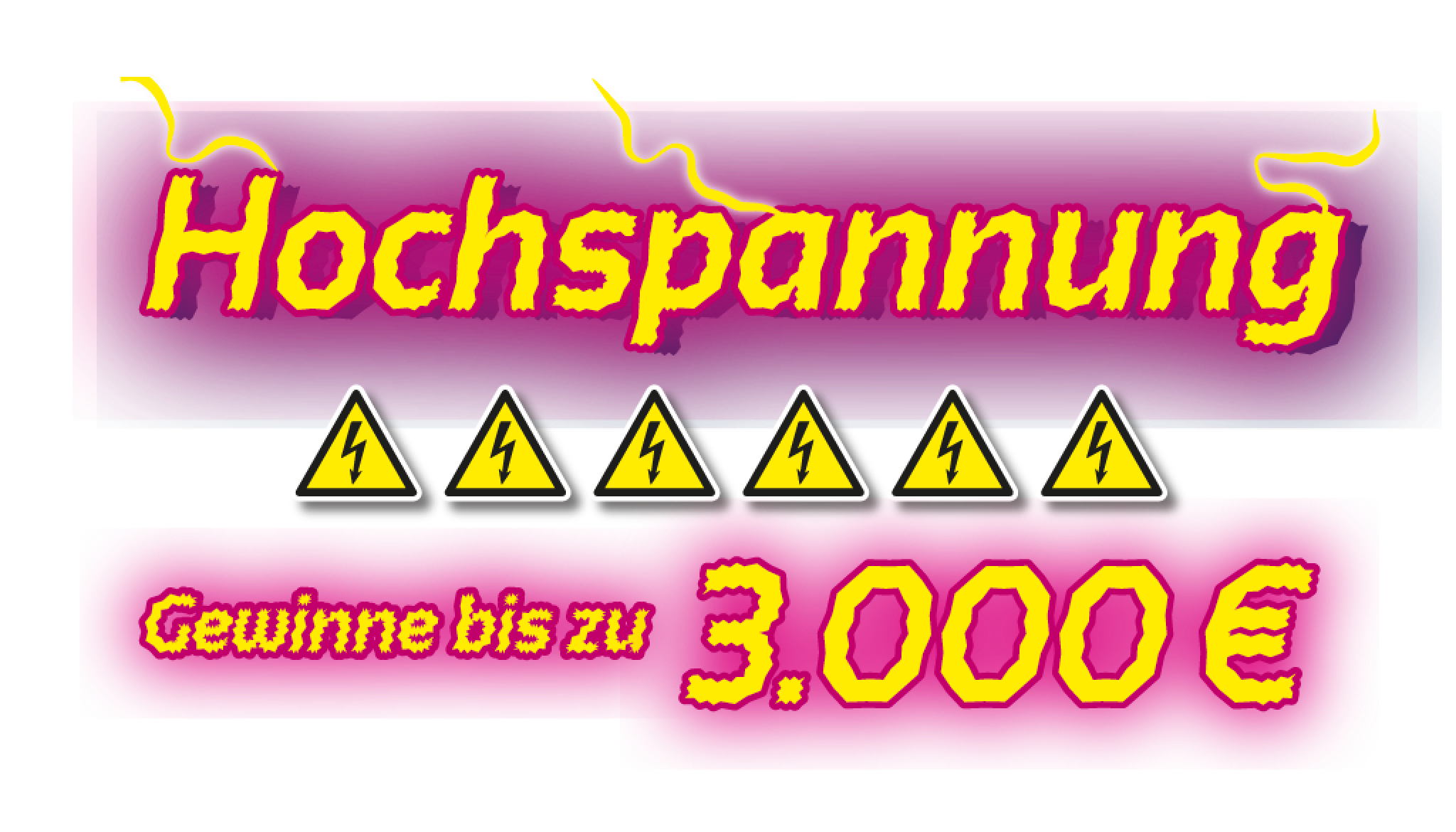 Hintergrundbild Landingpage - Slogan Hochspannung