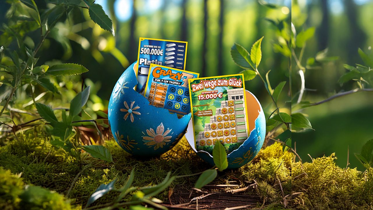 Rubbellose zu Ostern von LOTTO Niedersachsen
