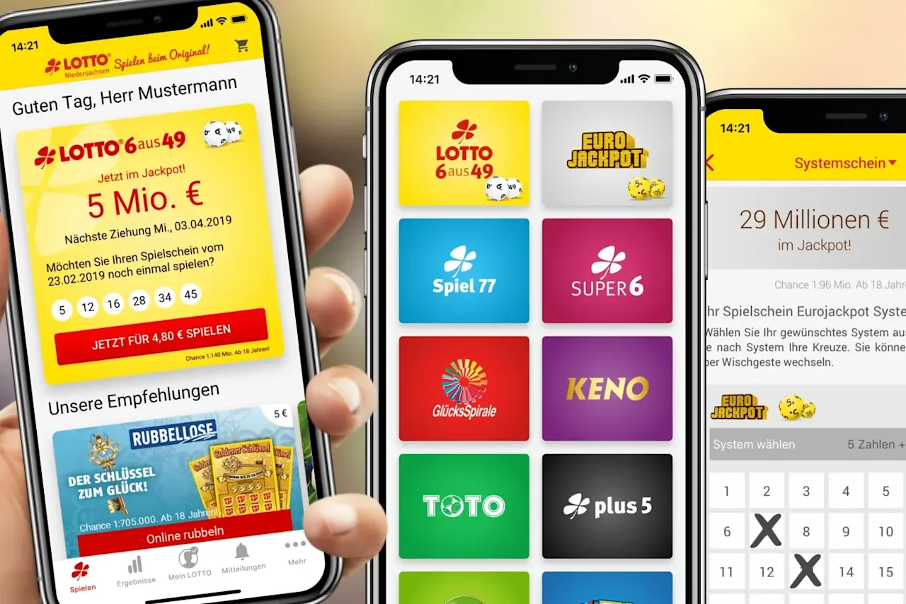 LOTTO Niedersachsen App für Android und iOS