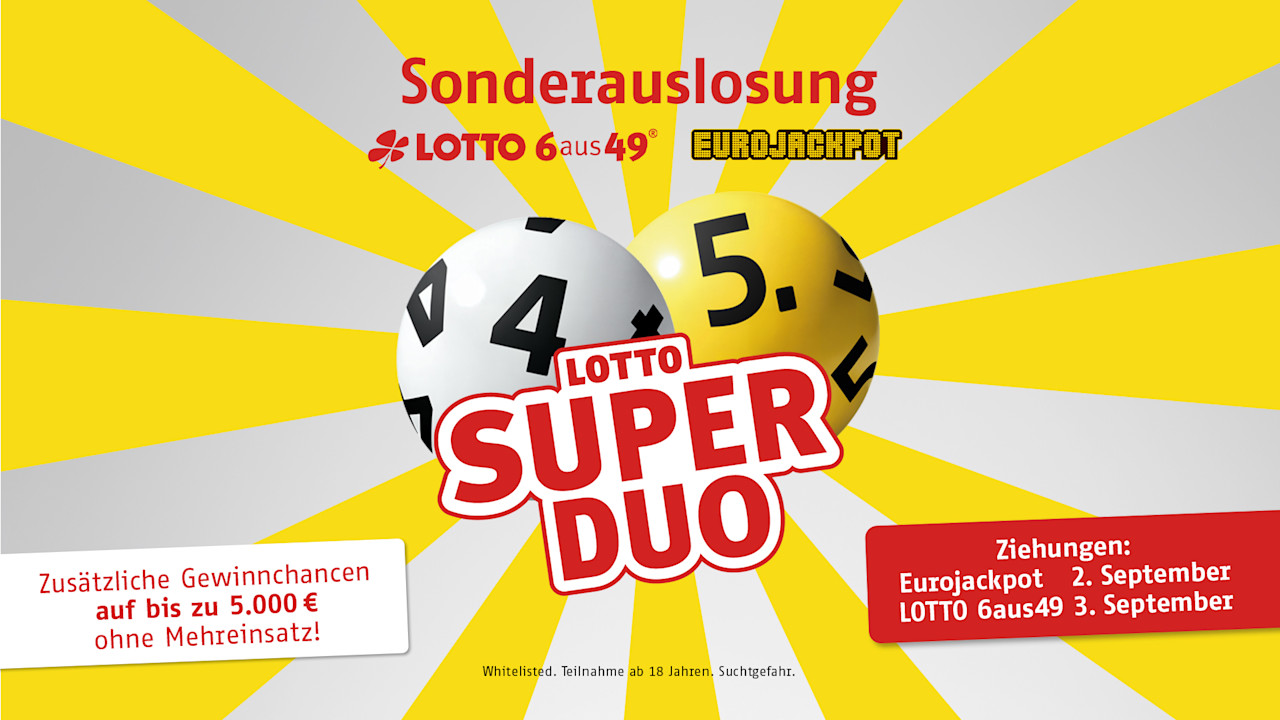 LOTTO-Super-Duo Sonderauslosung nur in Niedersachsen