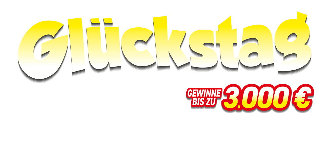 Hintergrundbild Landingpage - Slogan Glückstag