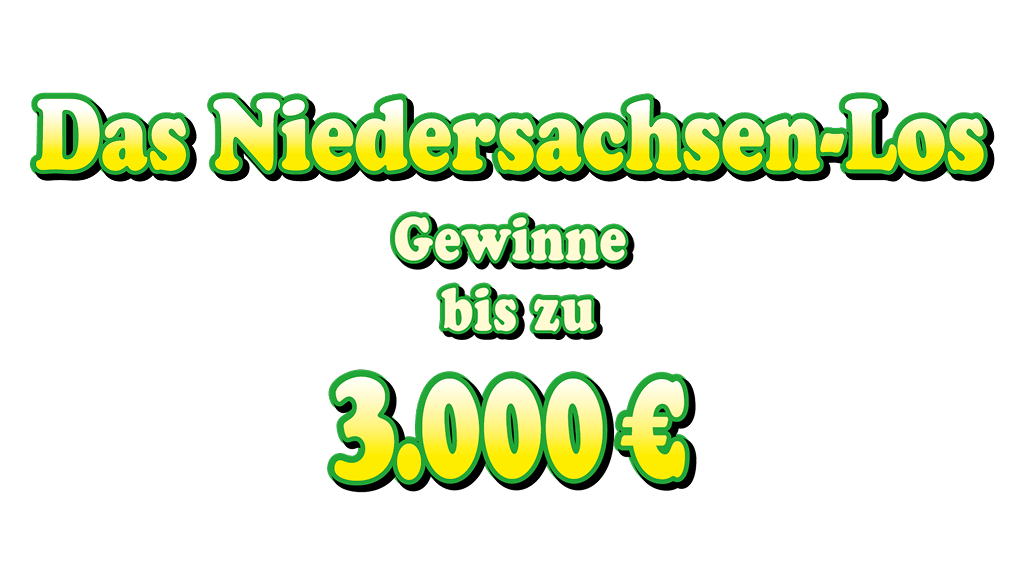 Hintergrundbild Slogan des Rubbellos „Das Niedersachsen-Los - 2. Auflage"