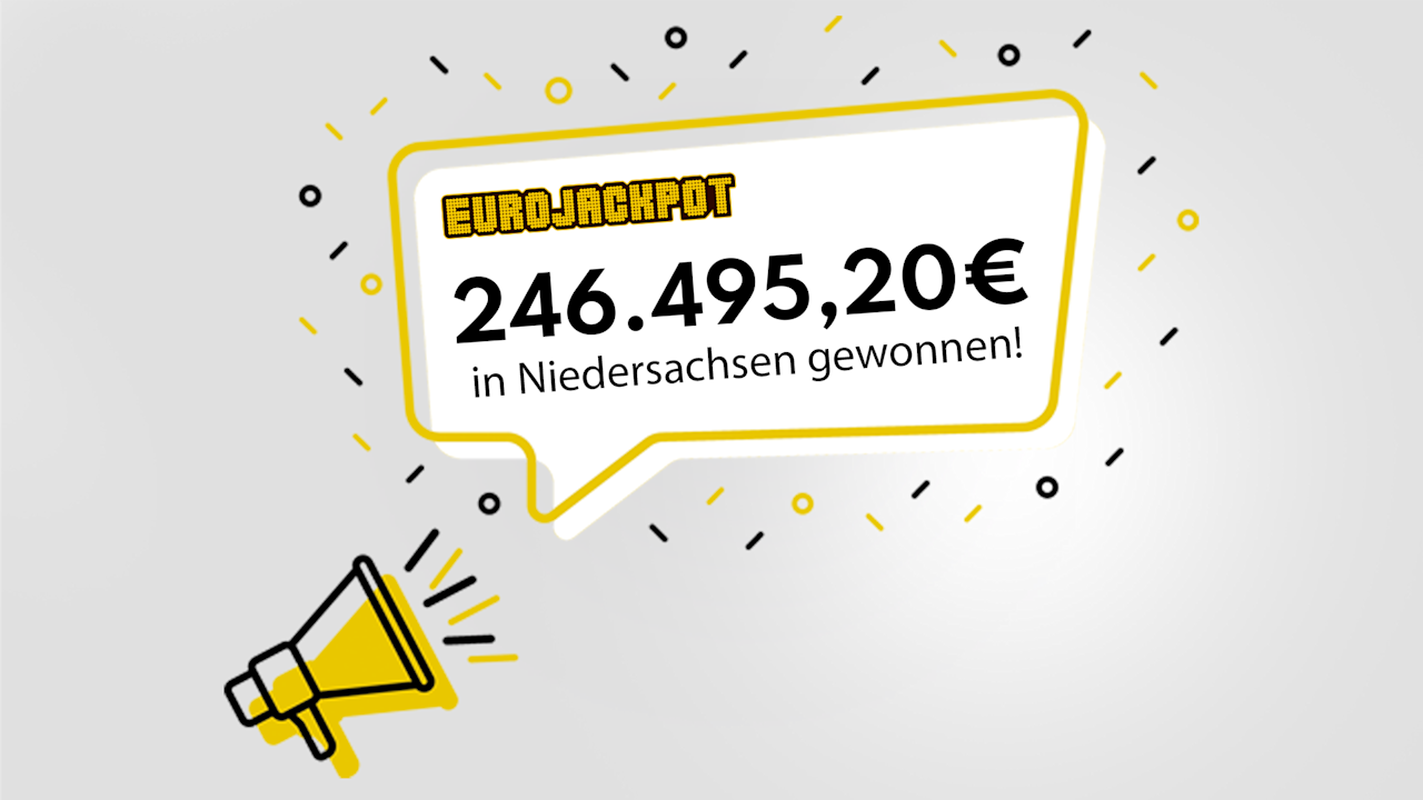 100. Hochgewinn in Niedersachsen bei Eurojackpot