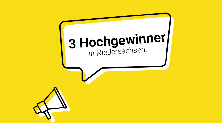 Hochgewinner in Niedersachsen