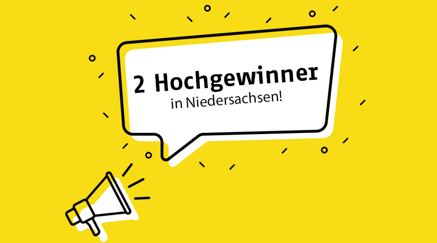 Hochgewinner in Niedersachsen