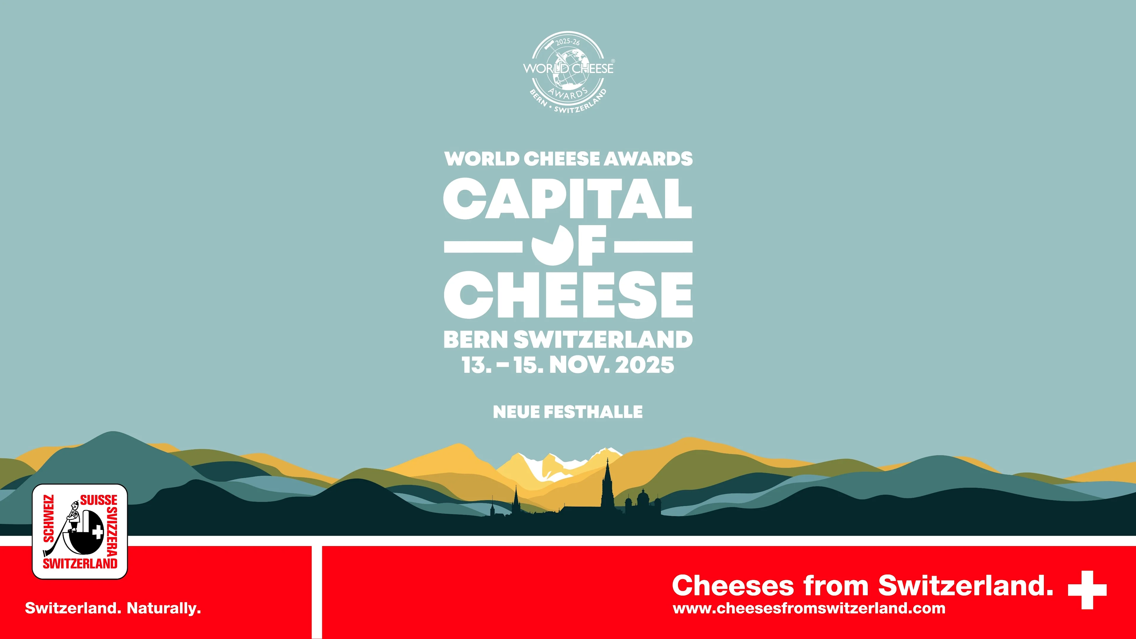 Tickets für die World Cheese Awards 2025 gewinnen. 