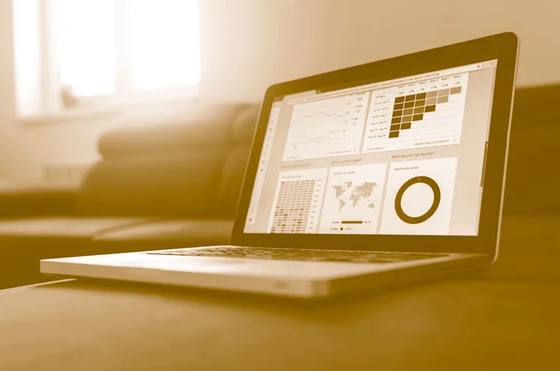 Laptop with Analytics