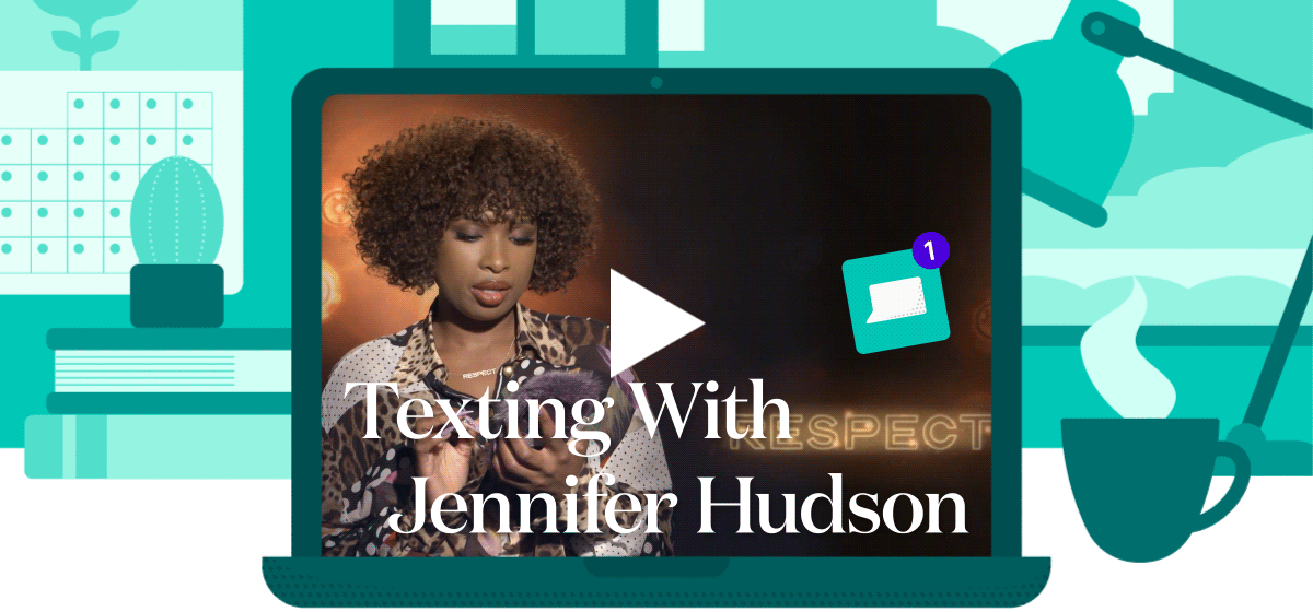 Texting With Jennifer Hudson