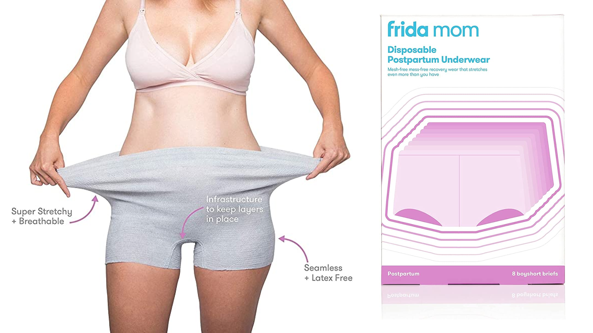 What is Disposable Boyshort Frida Mom Underwear Maternity Panties