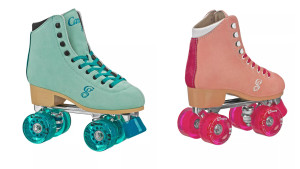 A pair of retro roller skates 