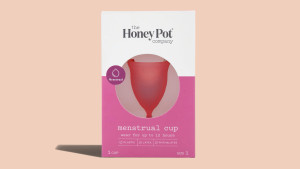 reusable menstrual cup made from silicone
