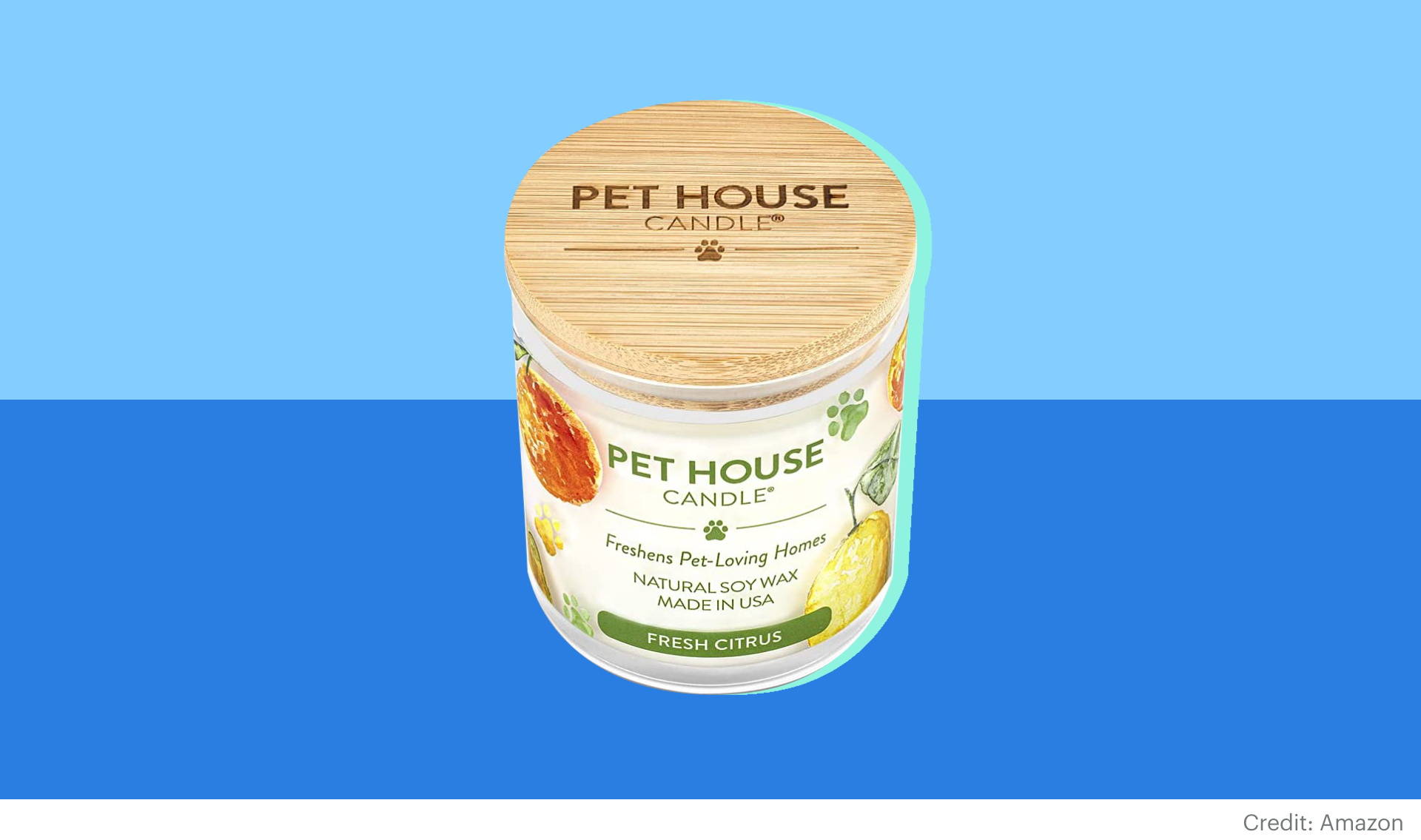 odor-neutralizing candle for those with pets