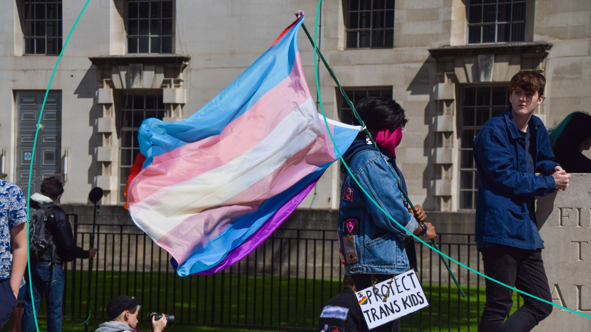 Transgender Pride Flag Banner - Spencer's