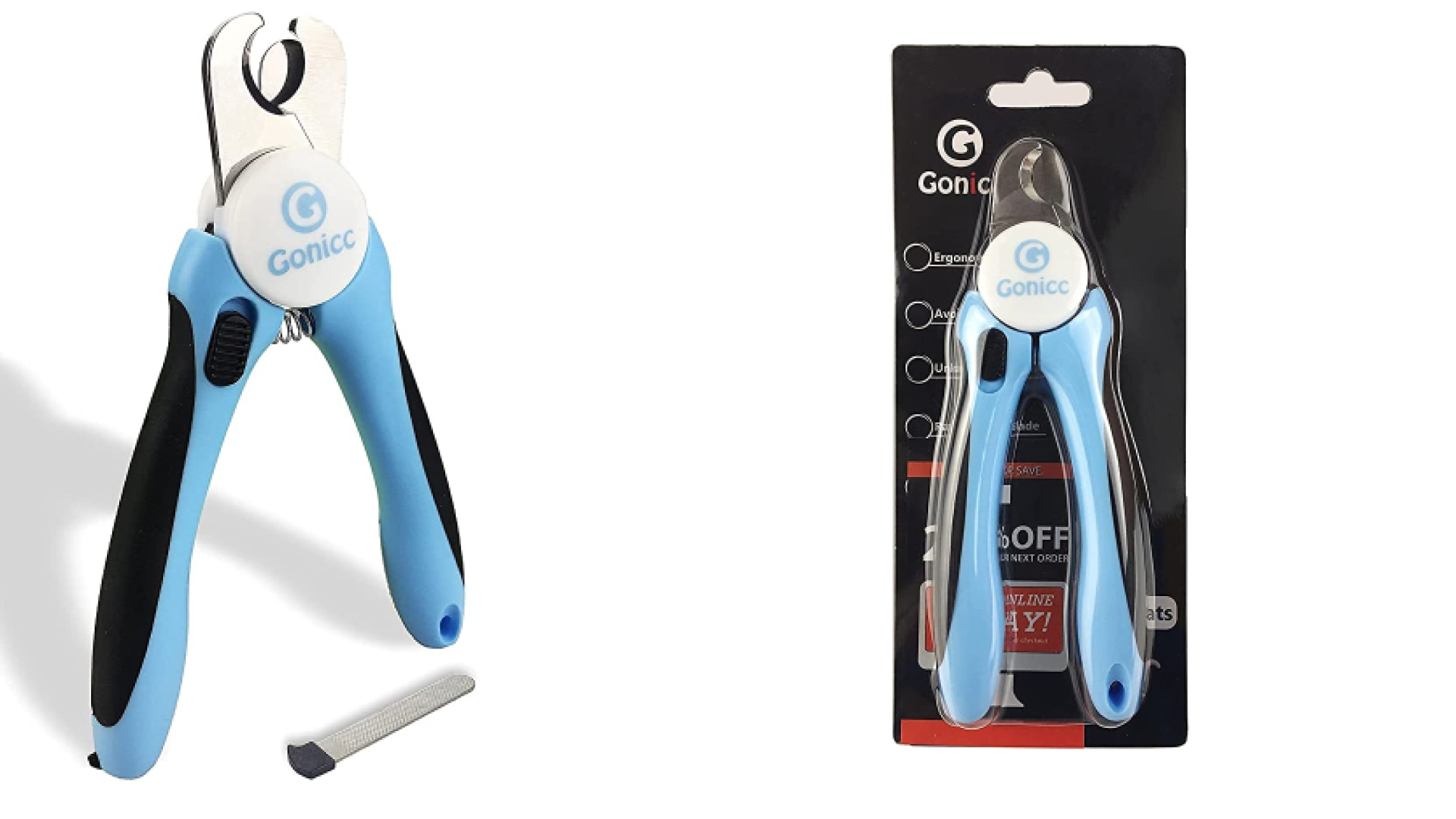 Gonicc Dog & Cat Pets Nail Clippers and Trimmers - with Safety Guard | eBay