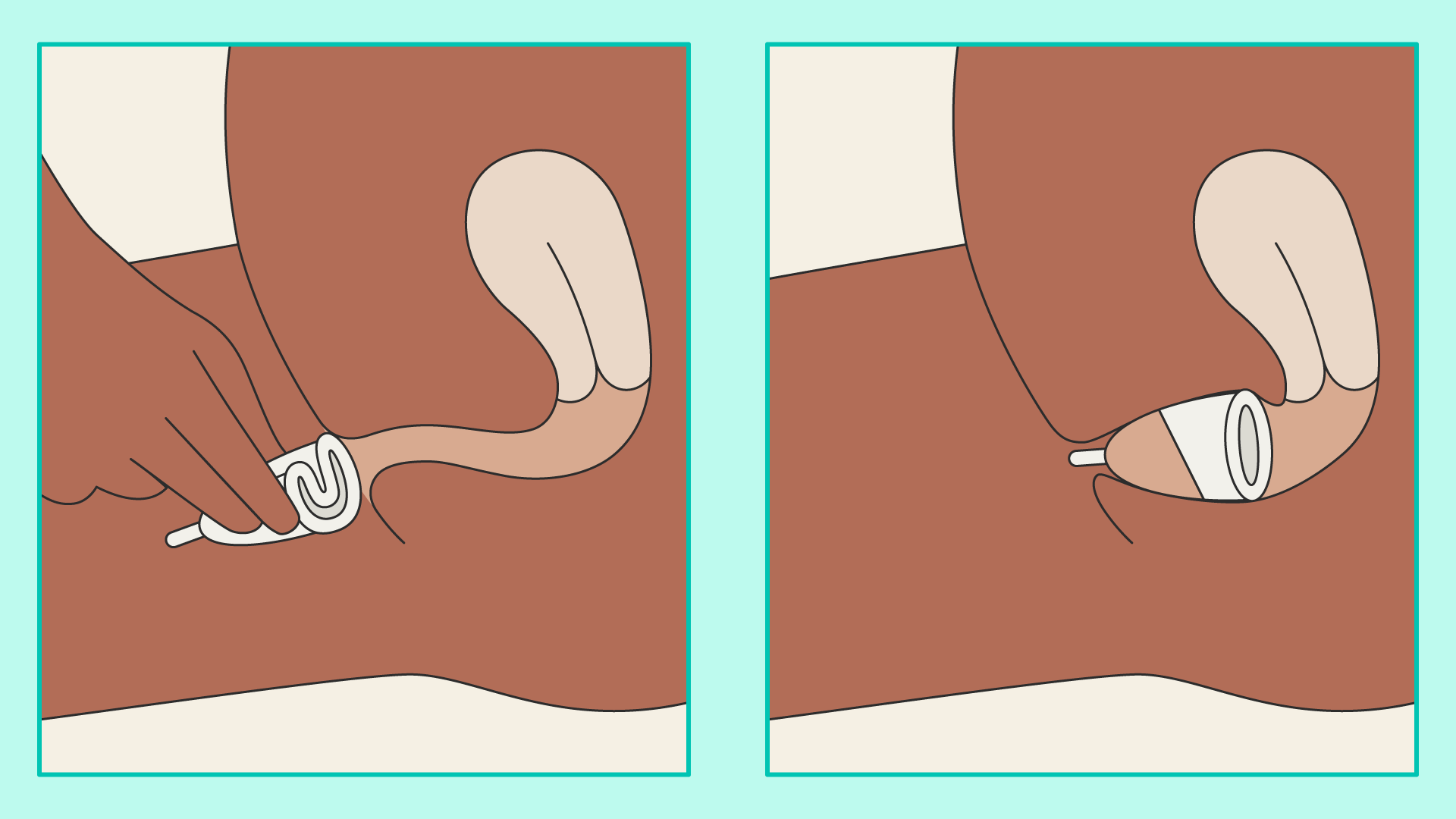 How To Use a Menstrual Cup, How To Insert