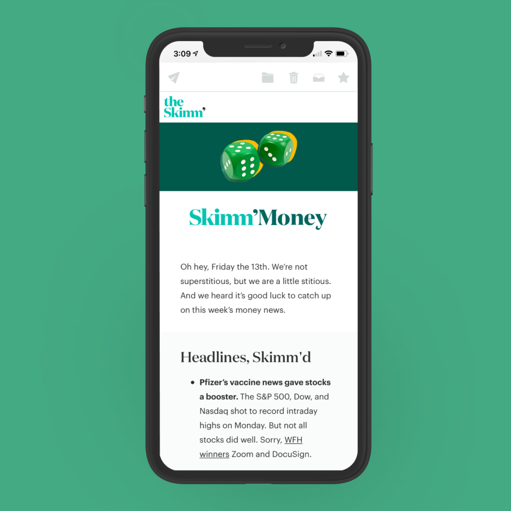 Skimm Money Sign Up Page: More In | TheSkimm