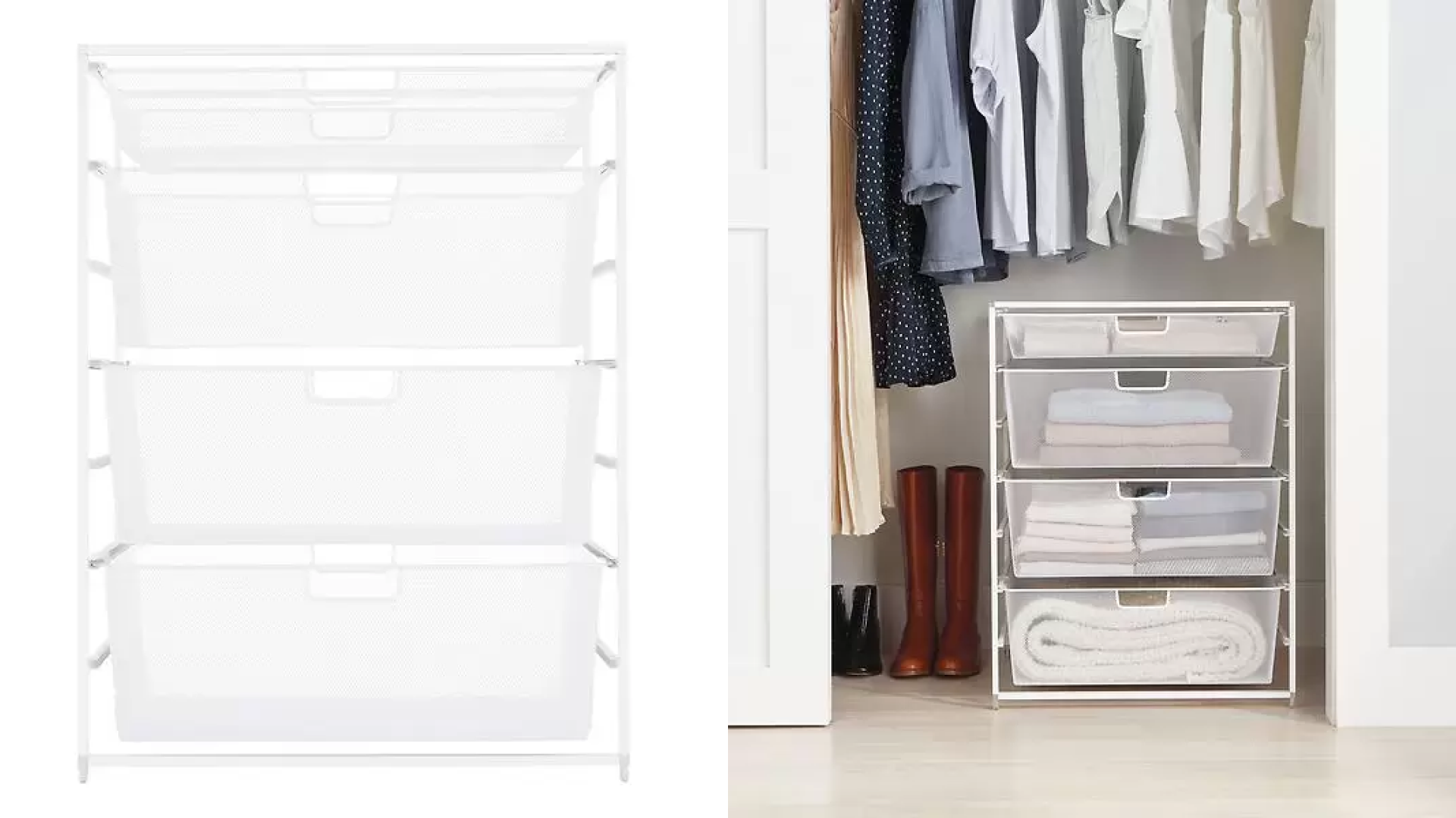 Joybos Wardrobe Storage Cabinet Organizer Drawer Storage Box Layered  Partitions