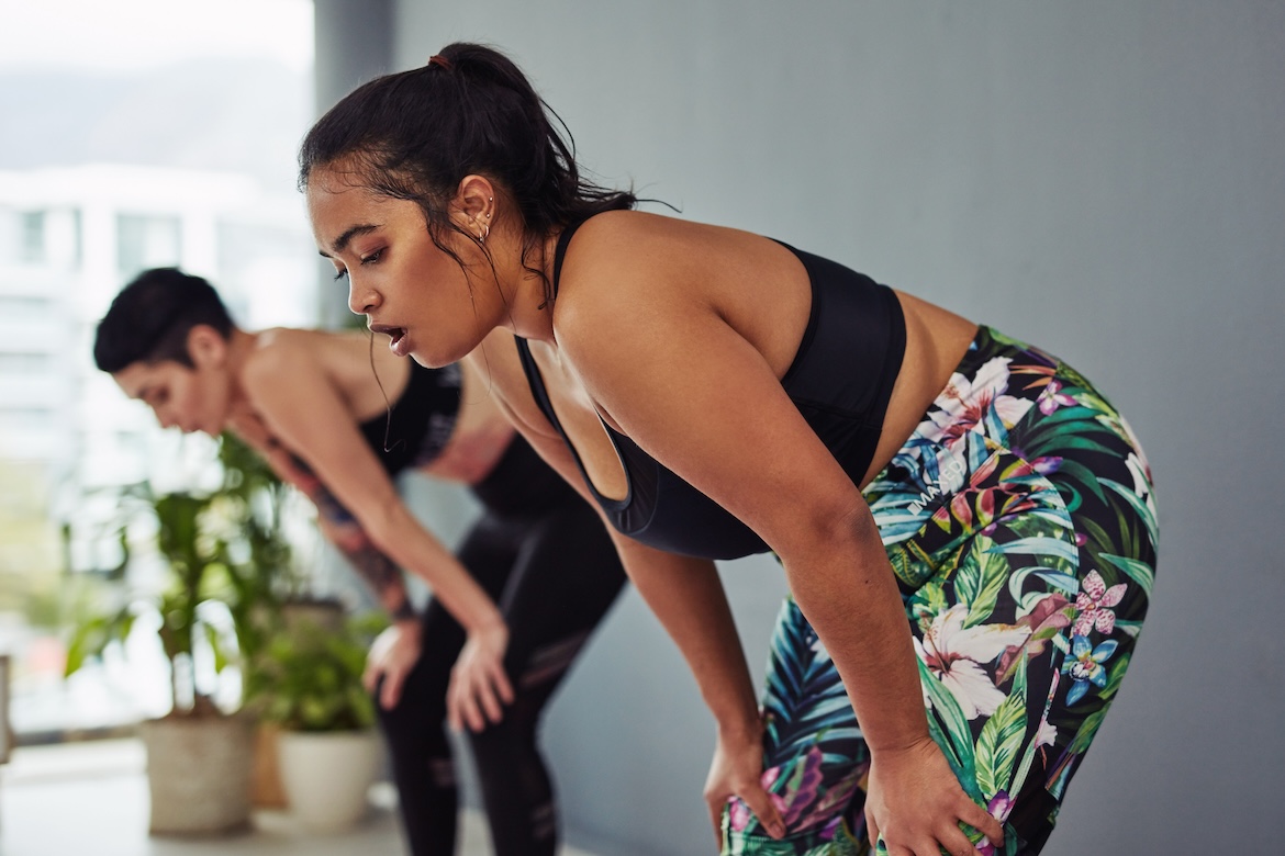 Featured image for What It Means if You’re Sweating More Than Anyone Else in Your Workout Class