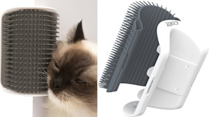 Wall Mounted Cat Cleaning Brush