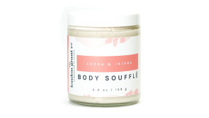 cocoa and jojoba body cream that's light and hydrating