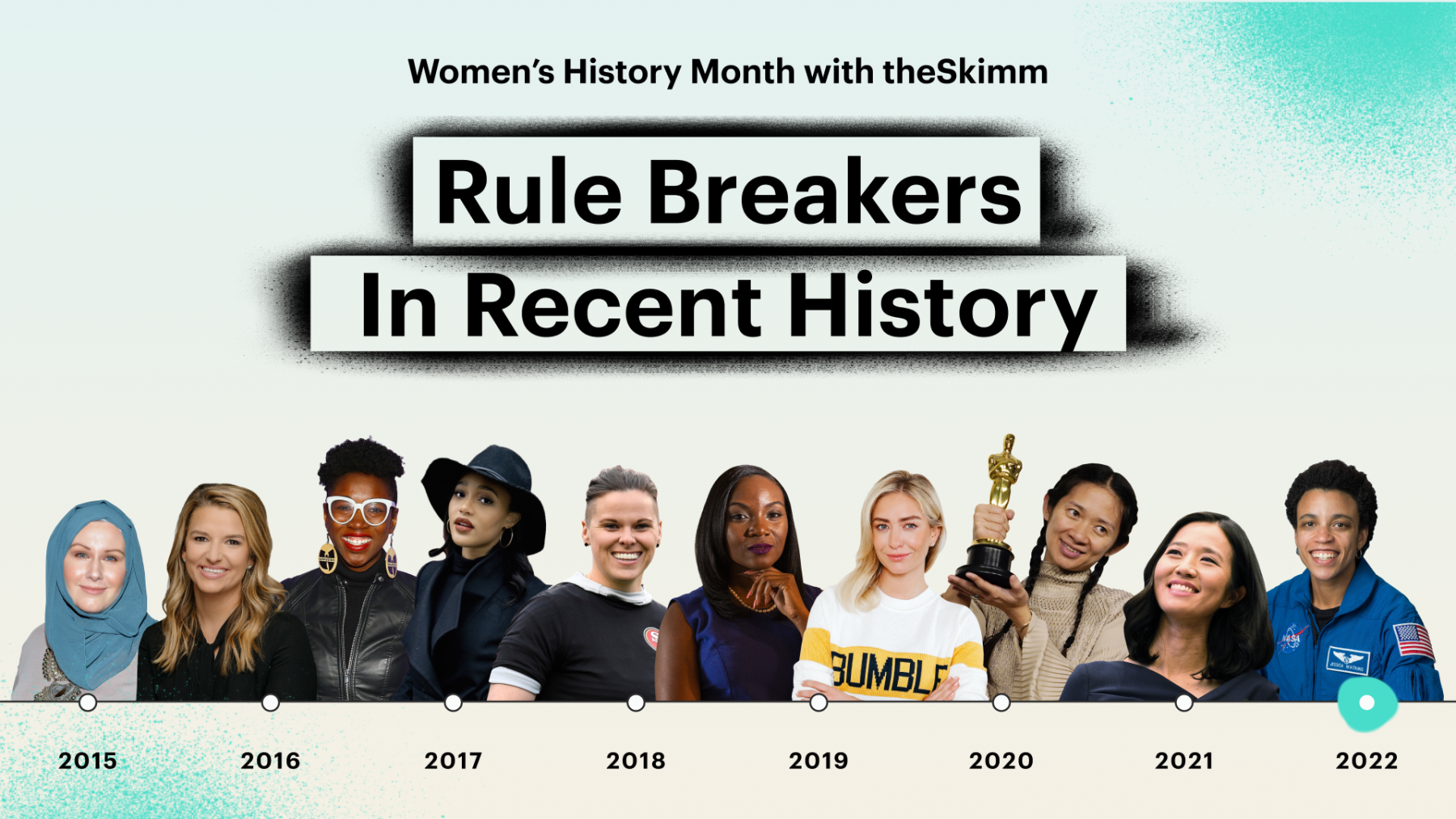 Women's History Month with theSkimm Rule Breakers In Recent History
