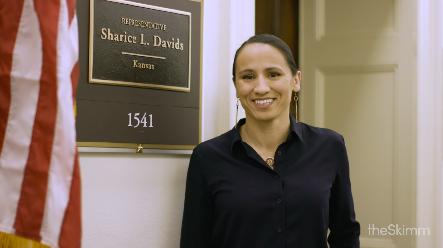 Rep. Sharice Davids Talks Student Loans And Gun Control With TheSkimm ...