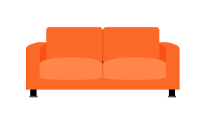 A comfy couch