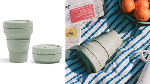 silicone collapsible coffee cup