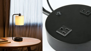 desk lamp with USB port