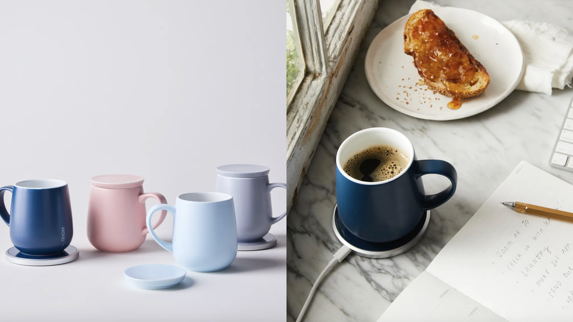 OHOM Self Heating Ceramic Mug on Food52 on Food52