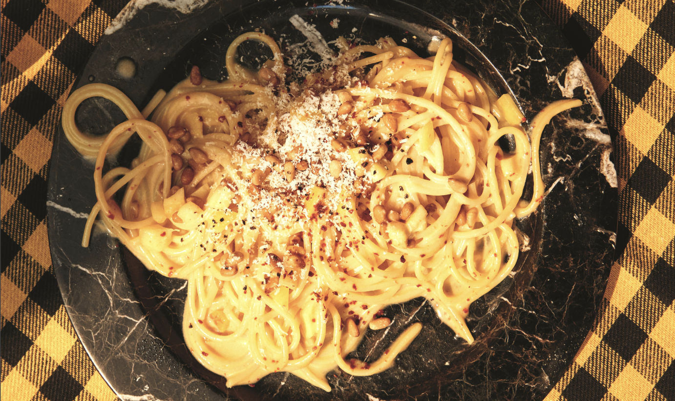 Pine Nut and Preserved Lemon Pasta