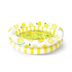 yellow kiddie pool