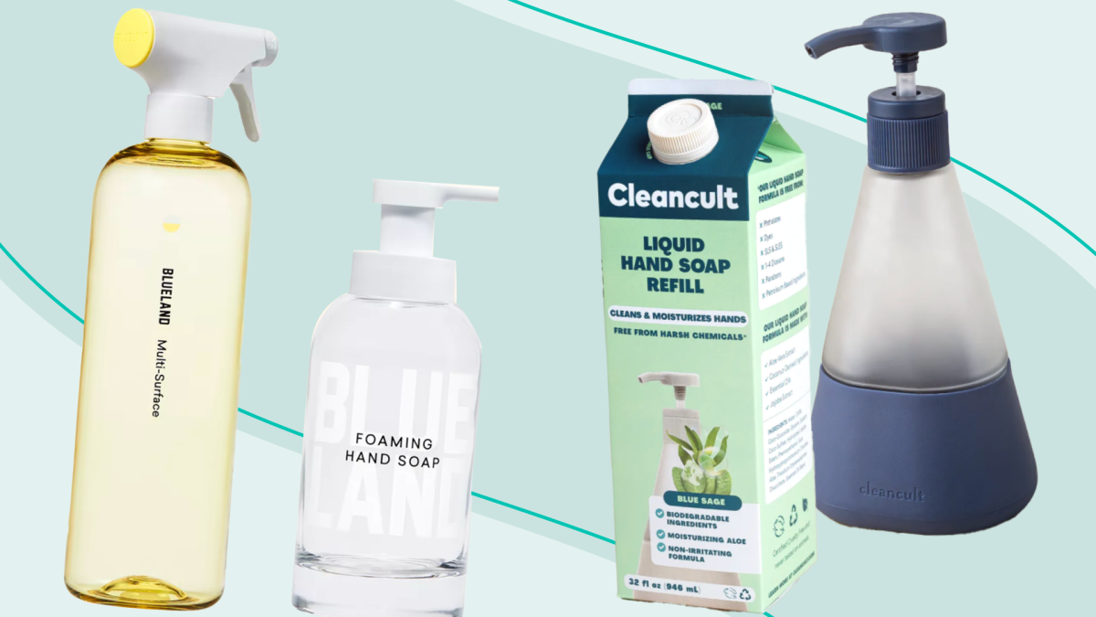 Blueland Holiday Hand Soap Kit - Slate | Eco-Friendly & Refillable