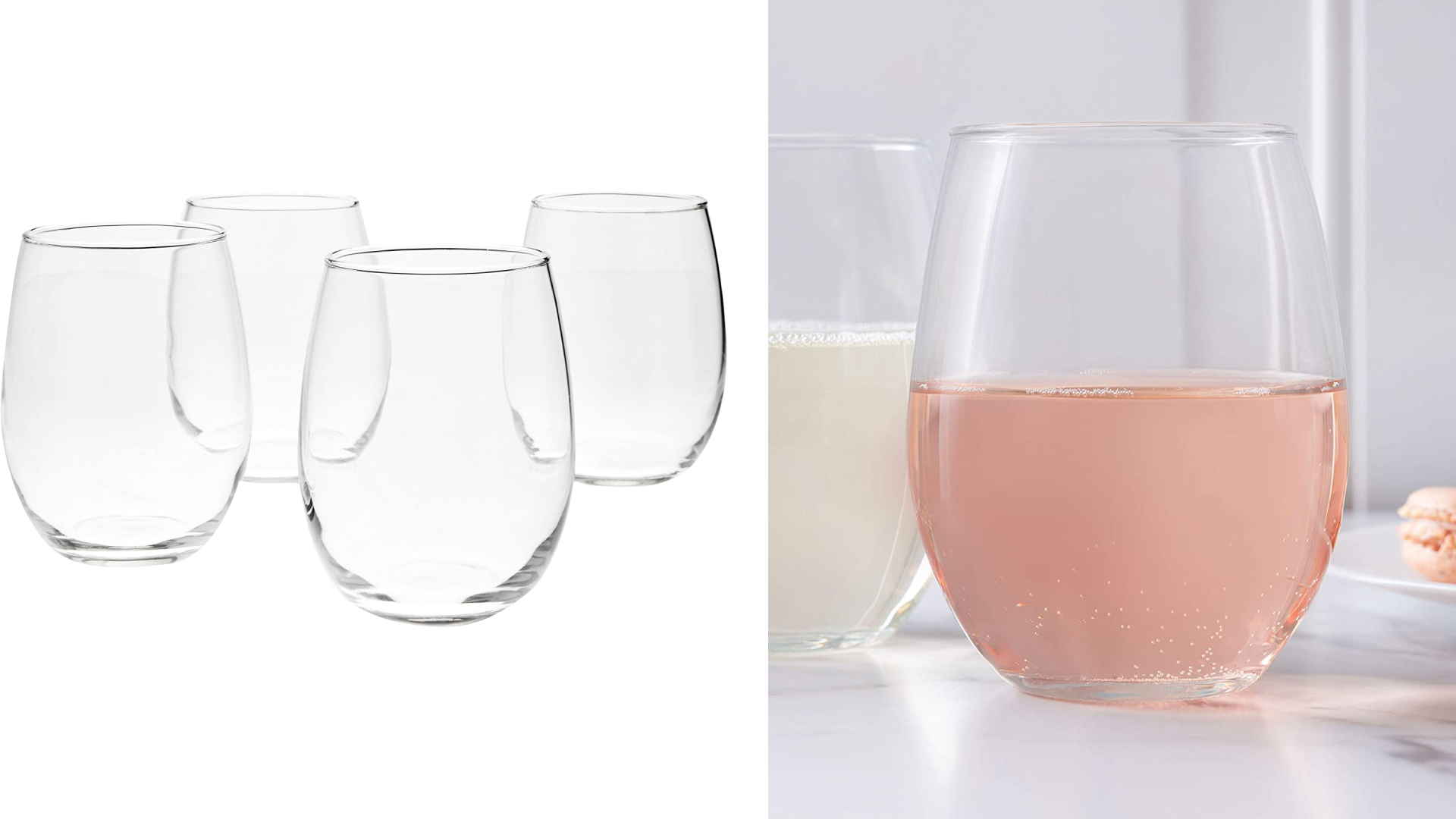 Drink Up in Style: 2 Skinnygirl Stemless Wine Glasses for Any Occasion