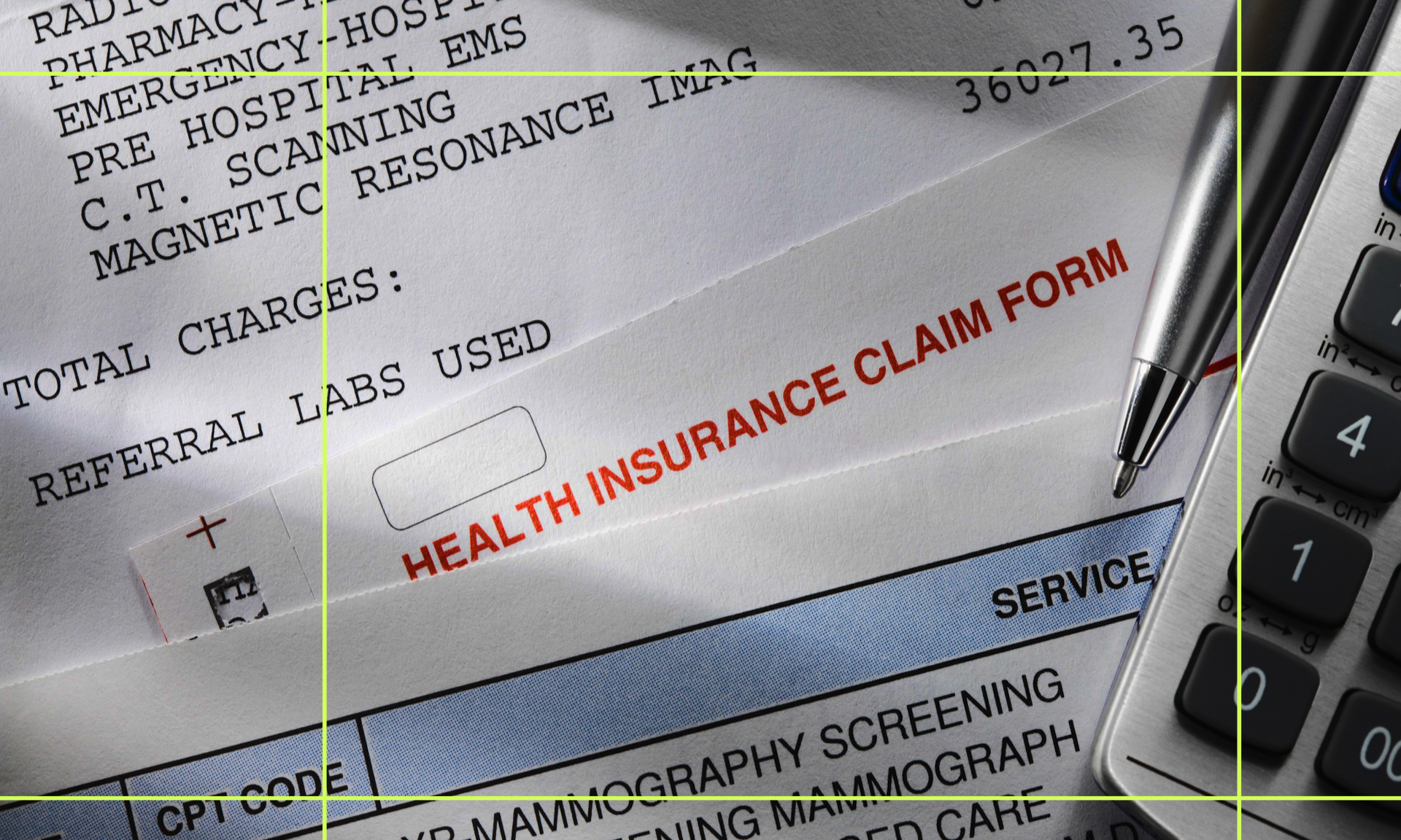 Health insurance documents