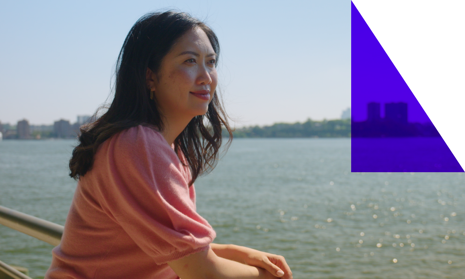 Rachel Chee Looking Out Over the Water