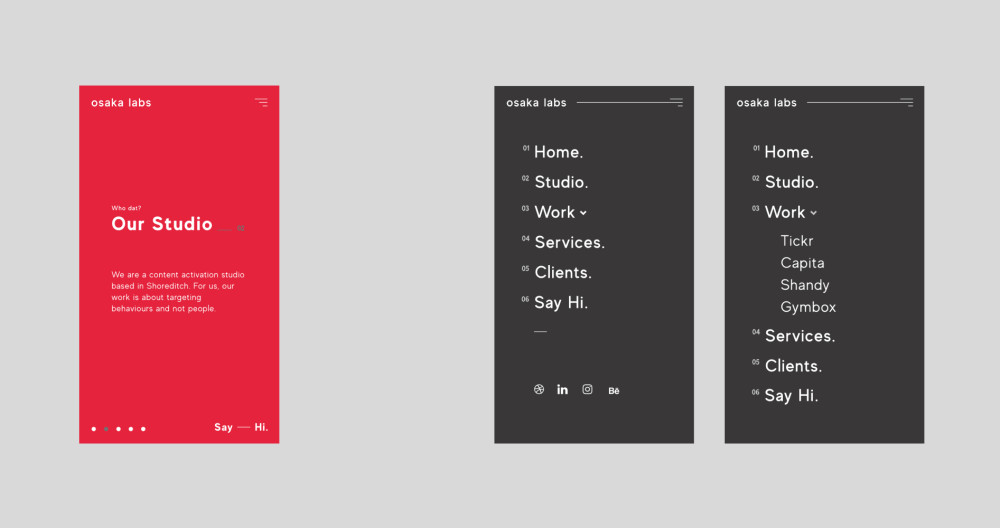 Osaka Labs Website Work Portfolio - 2